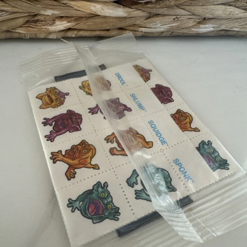 1988 Kellogg's Boglins Stamp Sheet Cereal Promo Premium